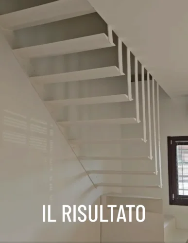 Scala interna su misura con progettazione 3D
