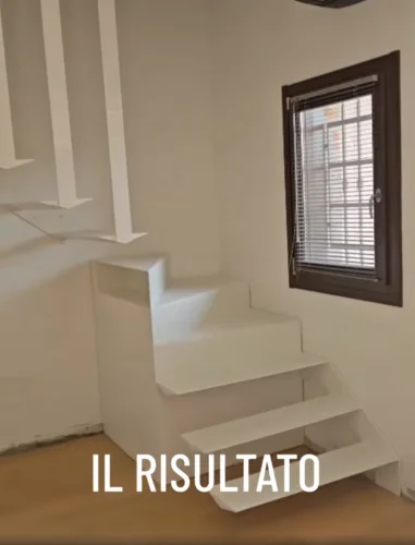 Scala interna su misura con progettazione 3D